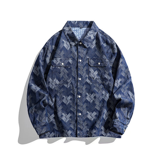 Herren lässige Overshirt EB