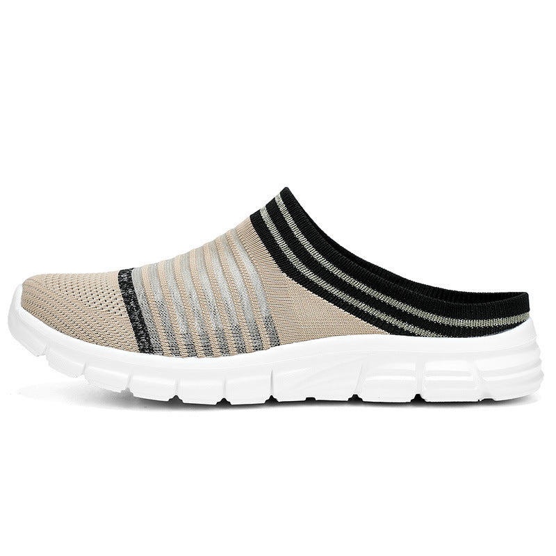 Damen Slip-On Freizeitschuhe mit atmungsaktivem Obermaterial und rutschfester Sohle EB