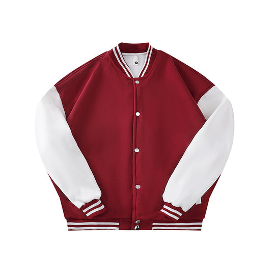 Damen Sportliche Bomberjacke mit Kontrastärmel und modernem Design EB