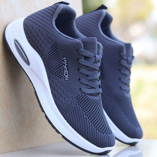 Damen Bequeme und atmungsaktive Sneakers mit stoßdämpfendem Komfort EB