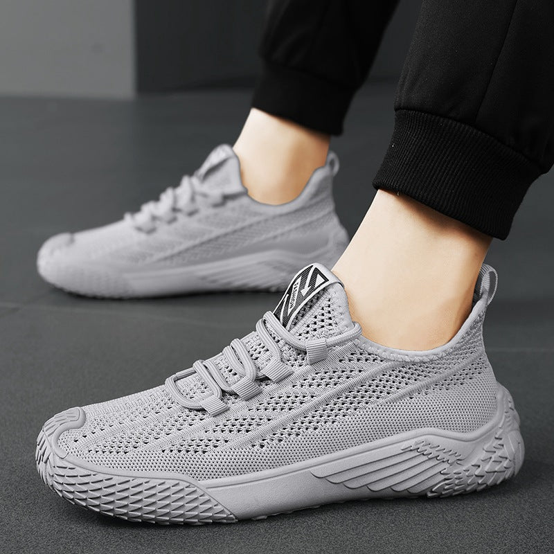 Damen Sportliche atmungsaktive Sneakers mit rutschfester Sohle EB