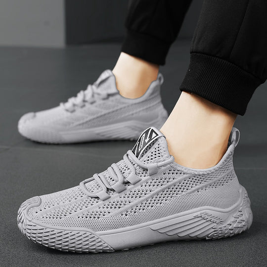 Damen Sportliche atmungsaktive Sneakers mit rutschfester Sohle EB