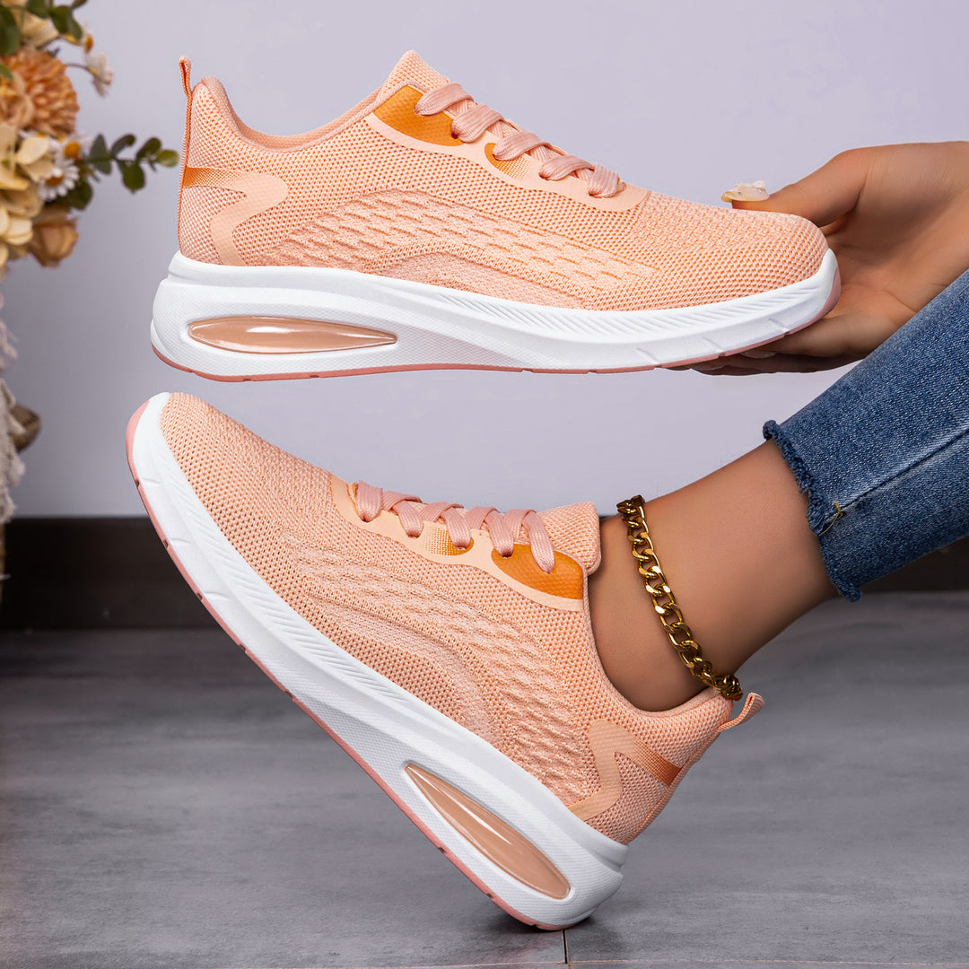 Damen Atmungsaktive Laufschuhe mit Dämpfung und Flexibilität EB