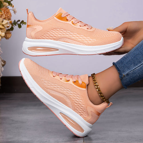 Damen Atmungsaktive Laufschuhe mit Dämpfung und Flexibilität EB