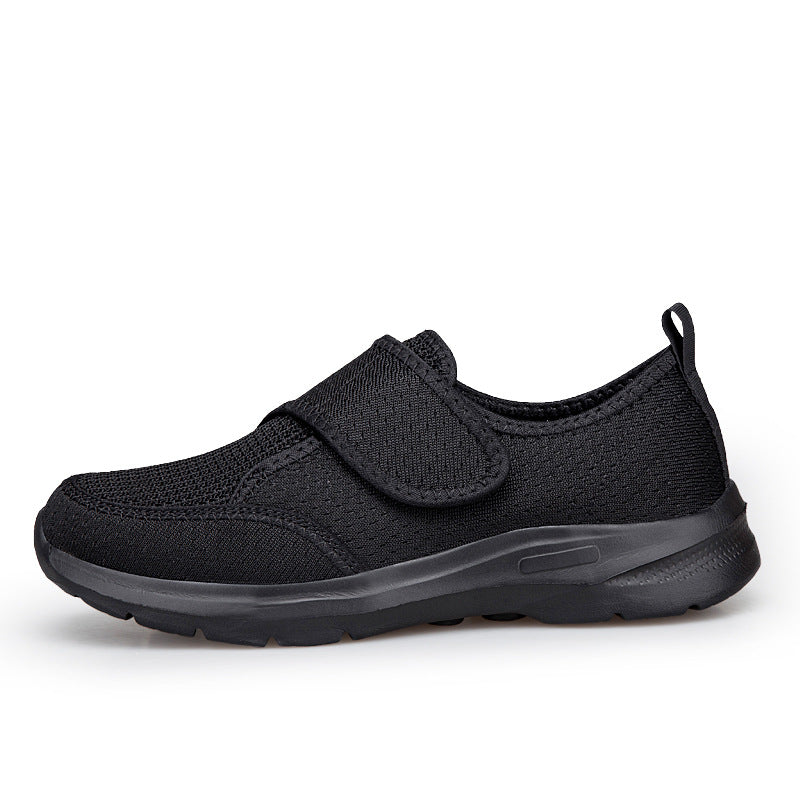 Damen Atmungsaktive Slip-On Sneakers mit Klettverschluss EB