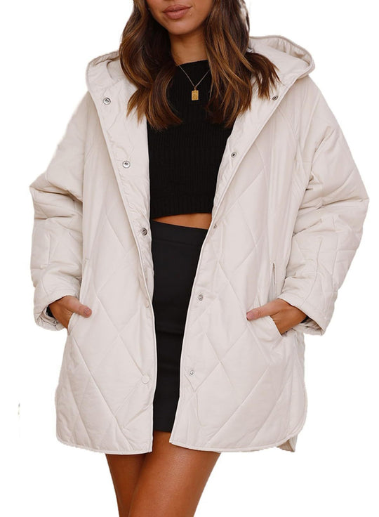 EB | Gepolsterte Jacke mit Klassischem Druck