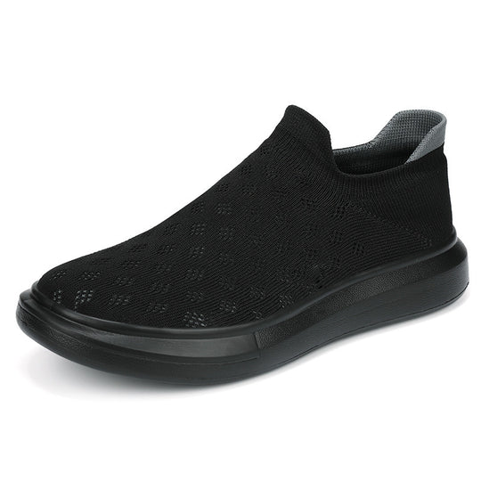 Damen Atmungsaktive Slip-On Sneakers mit elastischem Design EB