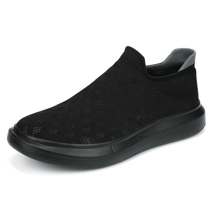 Unisex nan leichter Strick-Slipper mit perforierter Atmungsstruktur und dämpfender Leichtsohle EB