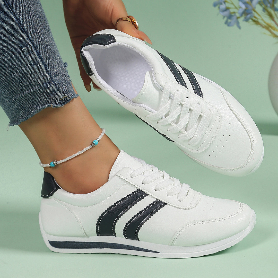 Damen Sneakers mit rutschfester Sohle und atmungsaktiver Oberflächenstruktur EB