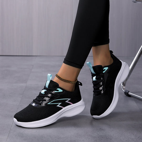 Damen Leichte Hochleistungs-Laufschuhe mit atmungsaktiver Mesh-Oberfläche und dämpfender Sohle EB