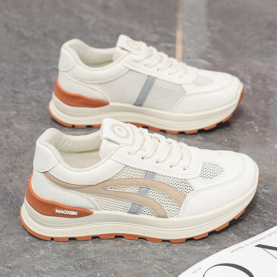 Damen Sportliche Freizeitschuhe mit atmungsaktiver Netzoberfläche und gepolsterter Dämpfung EB