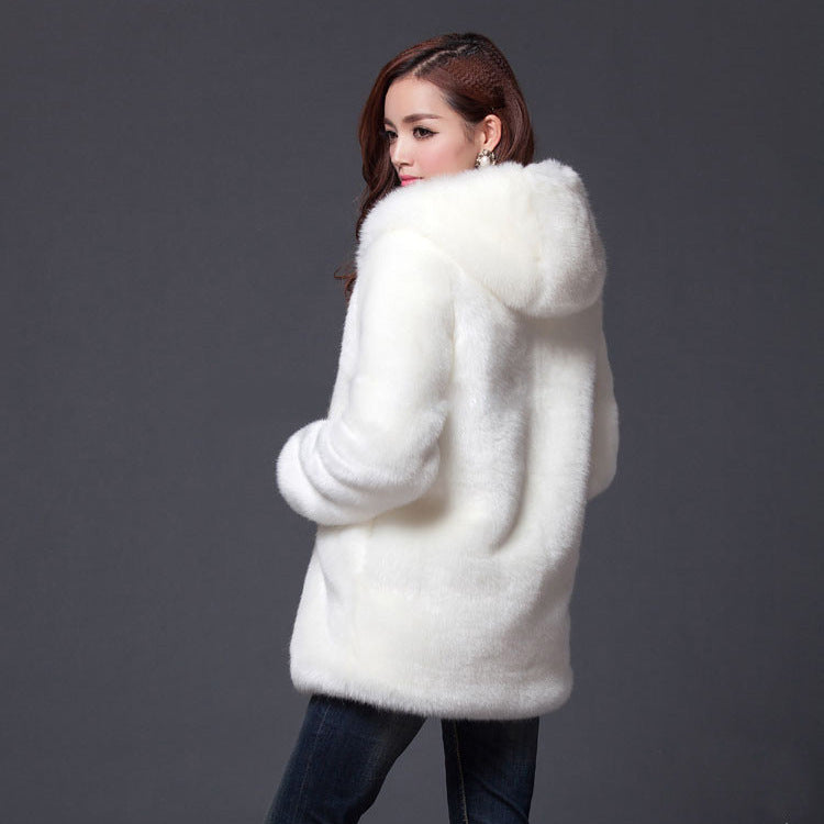Damen Kunstpelzjacke EB