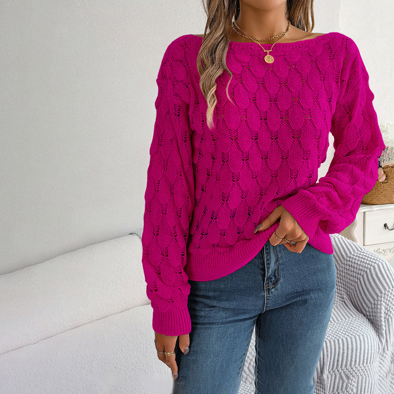 EB | Hohlstrickpullover Mit Feinem Detailmuster