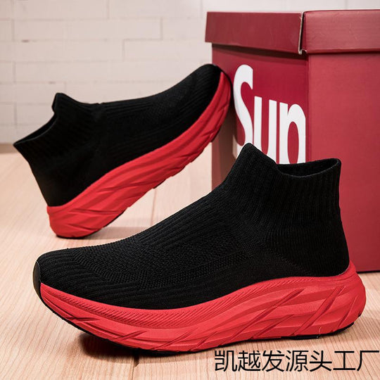 Damen Komfortable Strick-Sneaker mit flexibler Sohle EB