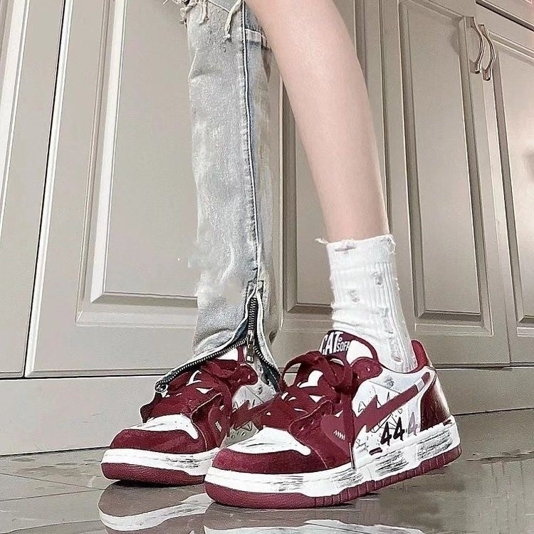 Damen Sportliche Sneakers mit auffälligem Design und komfortabler Dämpfung EB