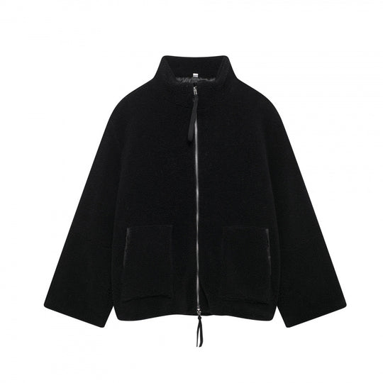 Damen kuschelige Fleecejacke EB