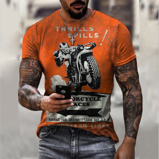EB | Bedrucktes loses Pullover-T-Shirt