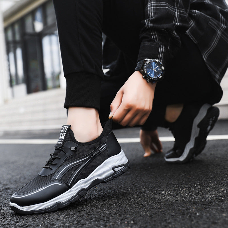 Damen Sportliche Leichtgewicht-Sneaker mit atmungsaktiver Mesh-Oberfläche und rutschfester Sohle EB