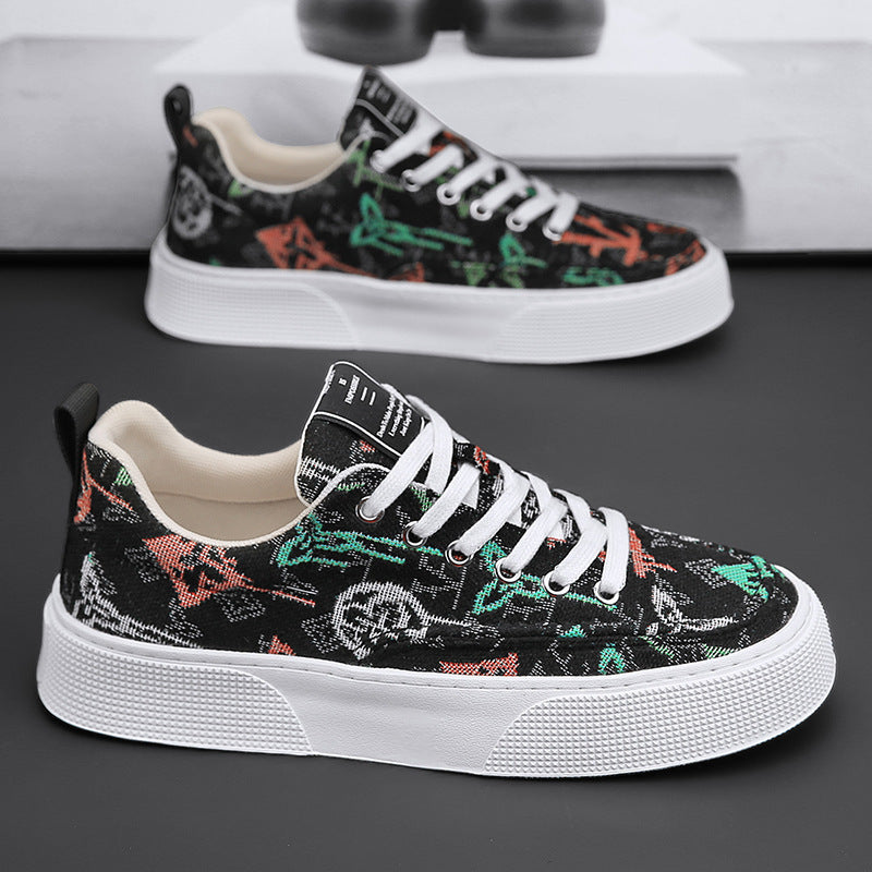 Damen Casual Sneaker mit einzigartigem Muster und stoßdämpfender Sohle EB