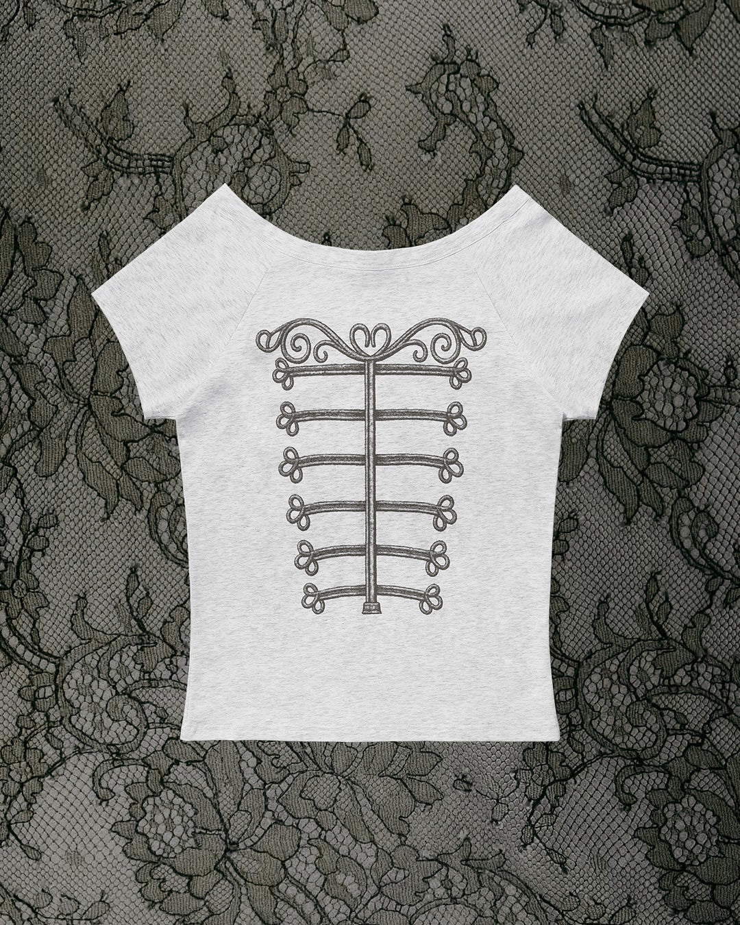 Damen Elegantes T-Shirt mit skulpturalem Design EB