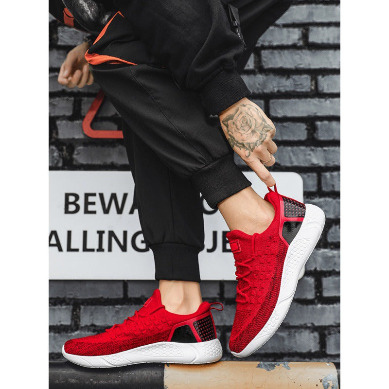 Damen Sportliche Leichtathletik Sneaker mit atmungsaktiver Struktur und dämpfender Sohle EB