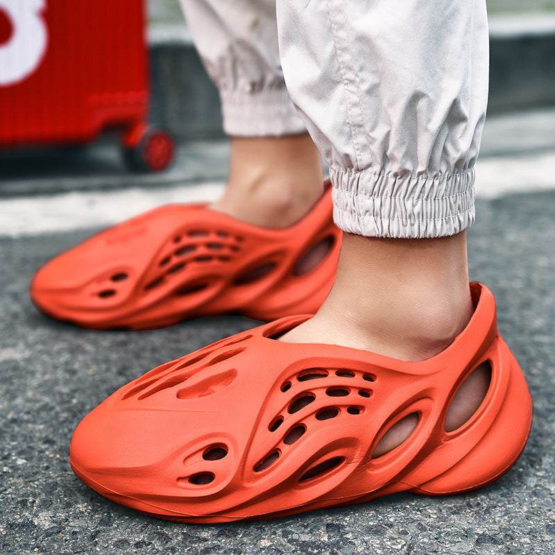 Damen Bunte Komfort-Sandalen mit Luftzirkulation und rutschfester Sohle EB