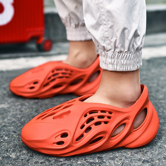Damen Bunte Komfort-Sandalen mit Luftzirkulation und rutschfester Sohle EB