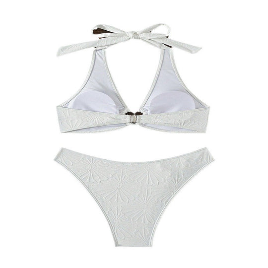 Damen Triangel-Bikini mit Herzdetail und modischem Schnitt EB