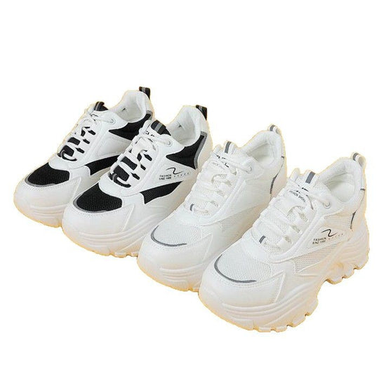 Damen Chunky Sneaker mit rutschfester Sohle und atmungsaktiver Innenpolsterung EB