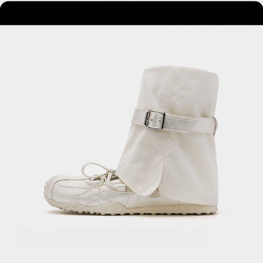 Damen modische Stiefel mit verstellbarem Riemen und rutschfester Sohle EB