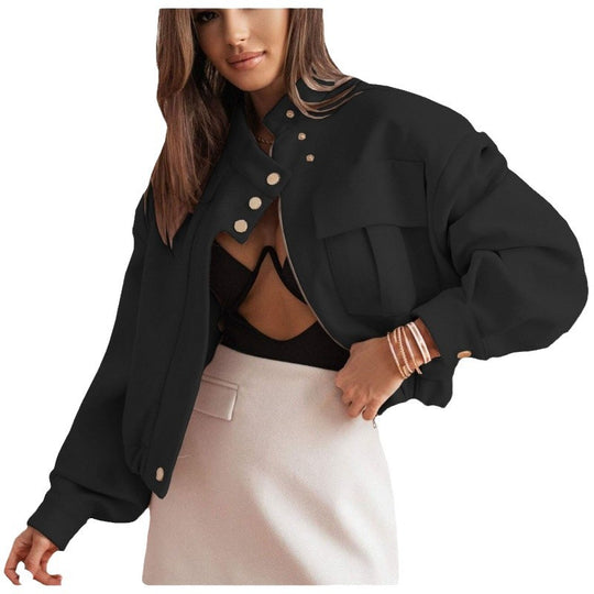 Damen stylische Bomberjacke EB