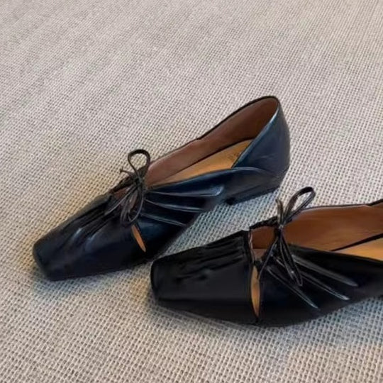 Damen elegante Halbschuhe mit stilvollem Schnür-Design EB