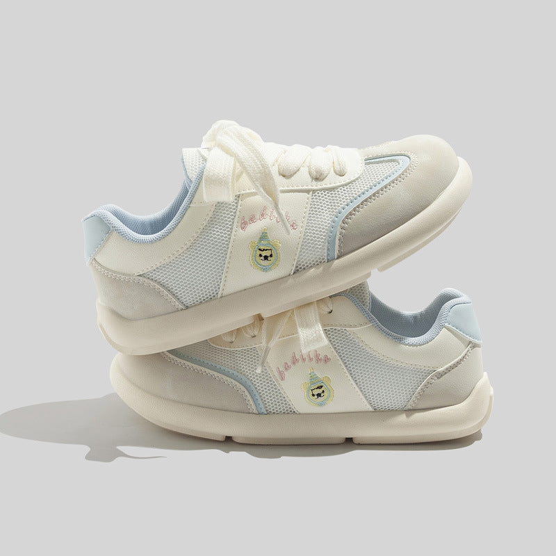 Damen Sneakers mit verspieltem Bärenmotiv und atmungsaktivem Obermaterial EB