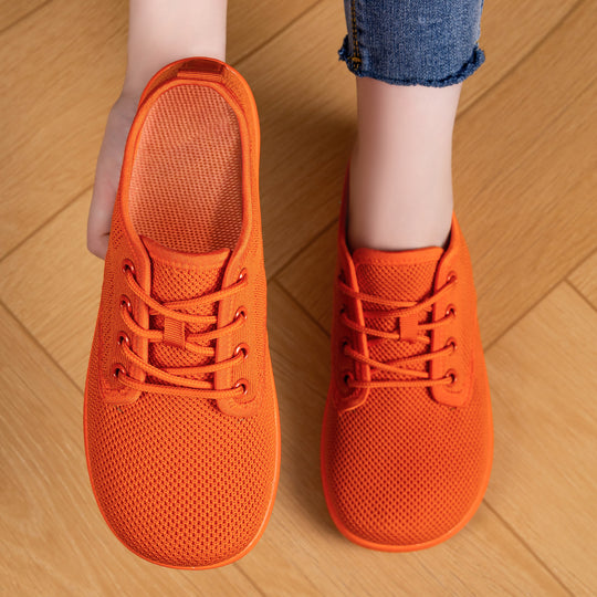 Damen Leichte und atmungsaktive Schnürschuhe mit flexiblem Obermaterial EB