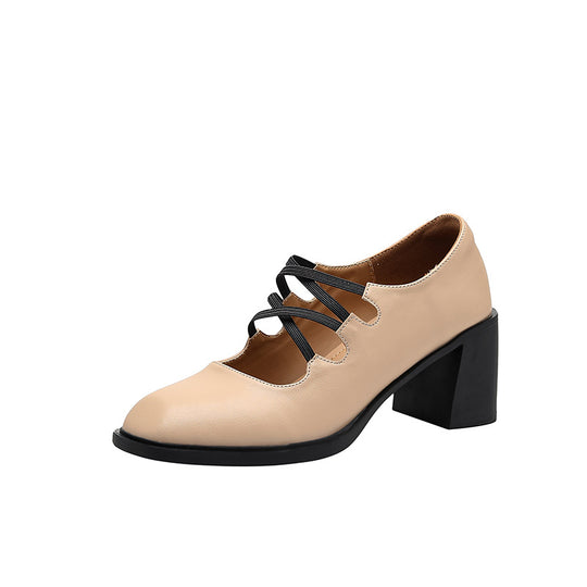 Damen Elegante Mary Jane Pumps mit modischen Riemchen EB