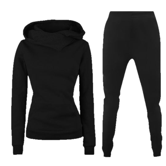 Damen Kapuzenpullover und Sporthose Kombination EB