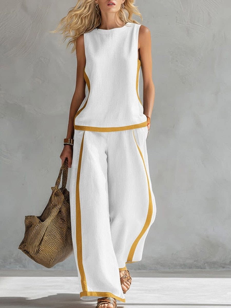 Damen lässiges Sommeranzug-Set EB