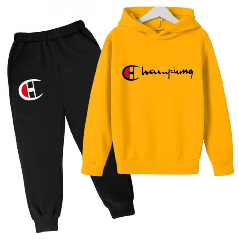 Unisex nan Kapuzenpullover mit Jogginghose Freizeitset EB