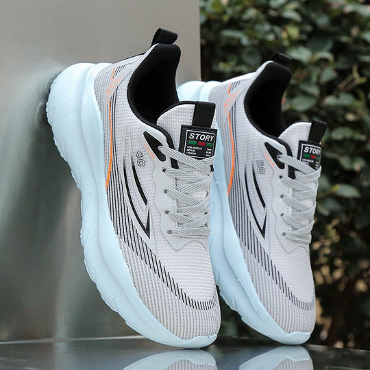Damen Lauf-Sneaker mit atmungsaktiver Oberflächenstruktur und dämpfender Sohle EB