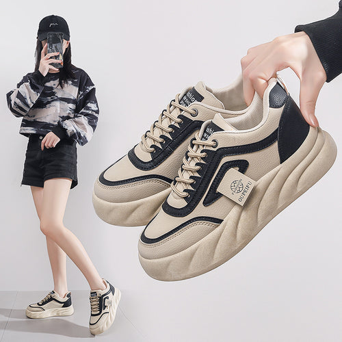 Damen Modische Chunky Sneakers mit extravagantem Profil EB