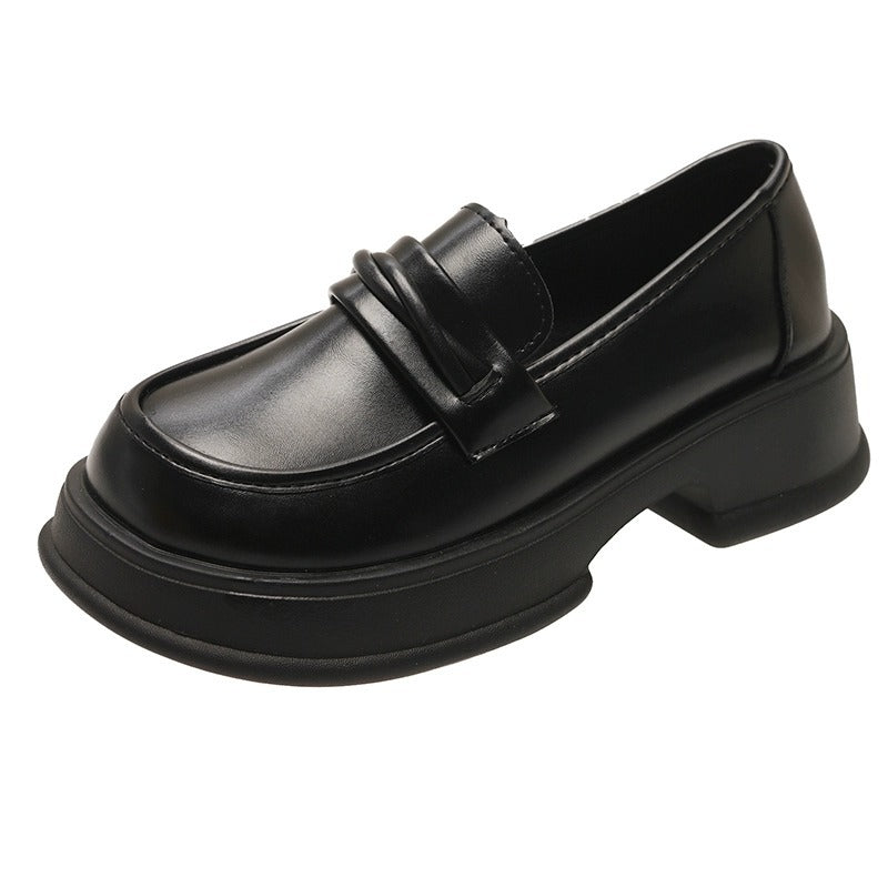 Damen Stilvolle Loafers mit robuster Plateausohle EB
