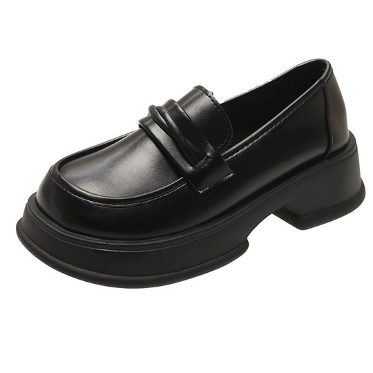 Damen Stilvolle Loafers mit robuster Plateausohle EB