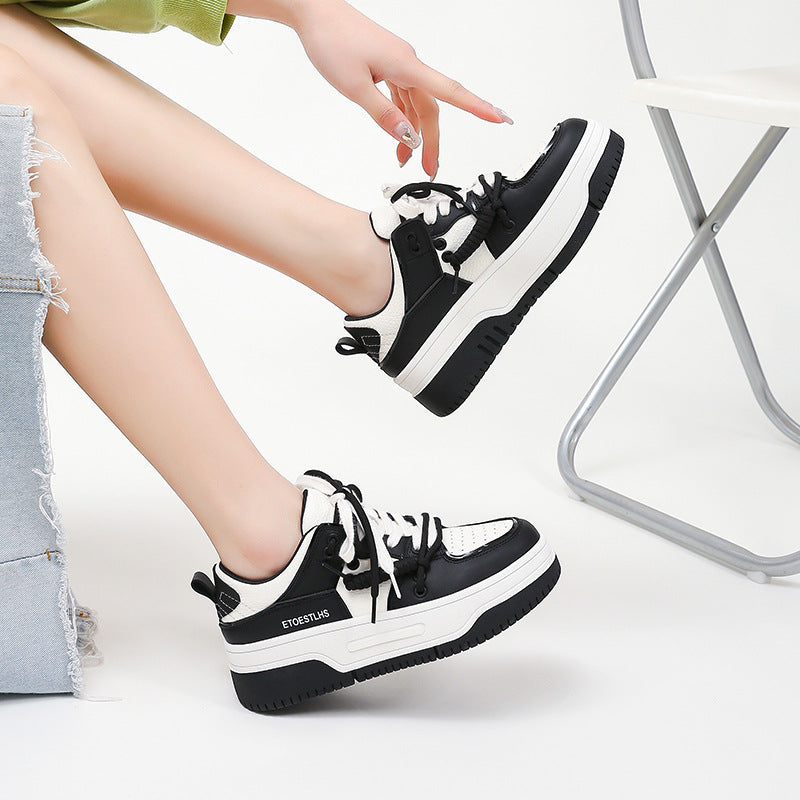 Damen Mode Sneakers mit verstärkter Sohle und atmungsaktiver Oberfläche EB