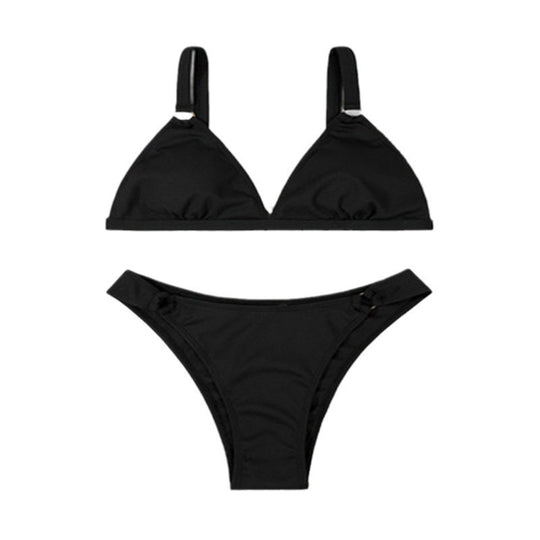 Damen Triangel-Bikini mit eleganten Metallakzenten EB