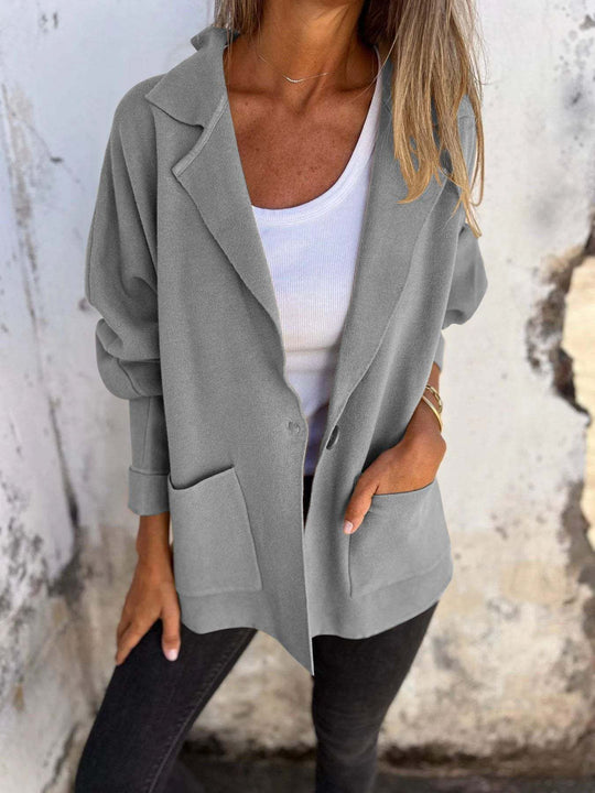Damen modische Oversized Blazer EB