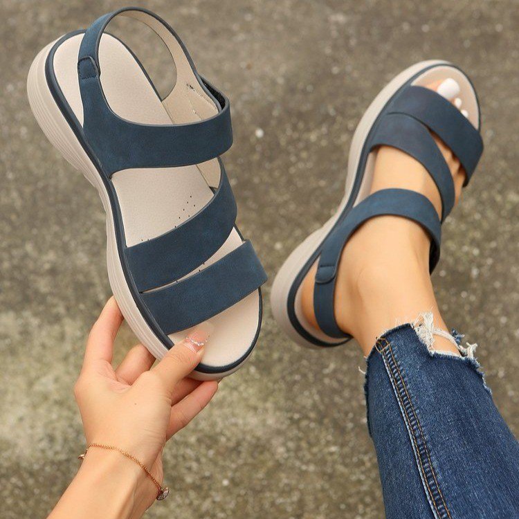Damen Komfortable Sandalen mit ergonomischem Fußbett EB