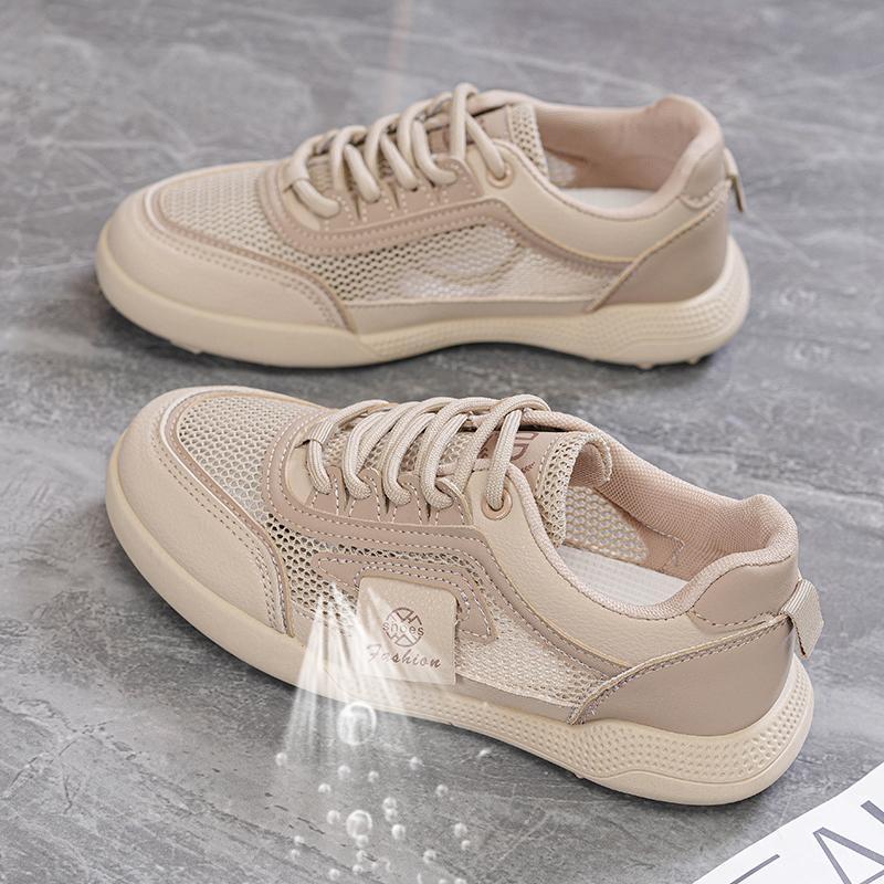 Damen Sportliche Sneakers mit atmungsaktiver Mesh-Oberfläche und bequemer Sohle EB
