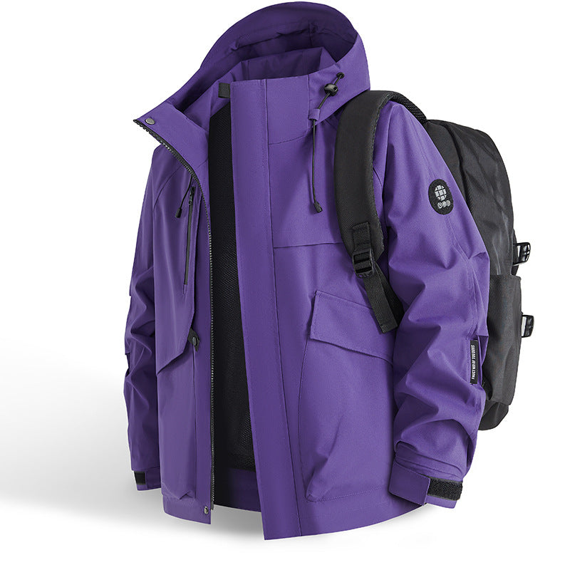 Herren technische Outdoor-Jacke mit innovativem Taschenkonzept und atmungsaktiven Materialien EB