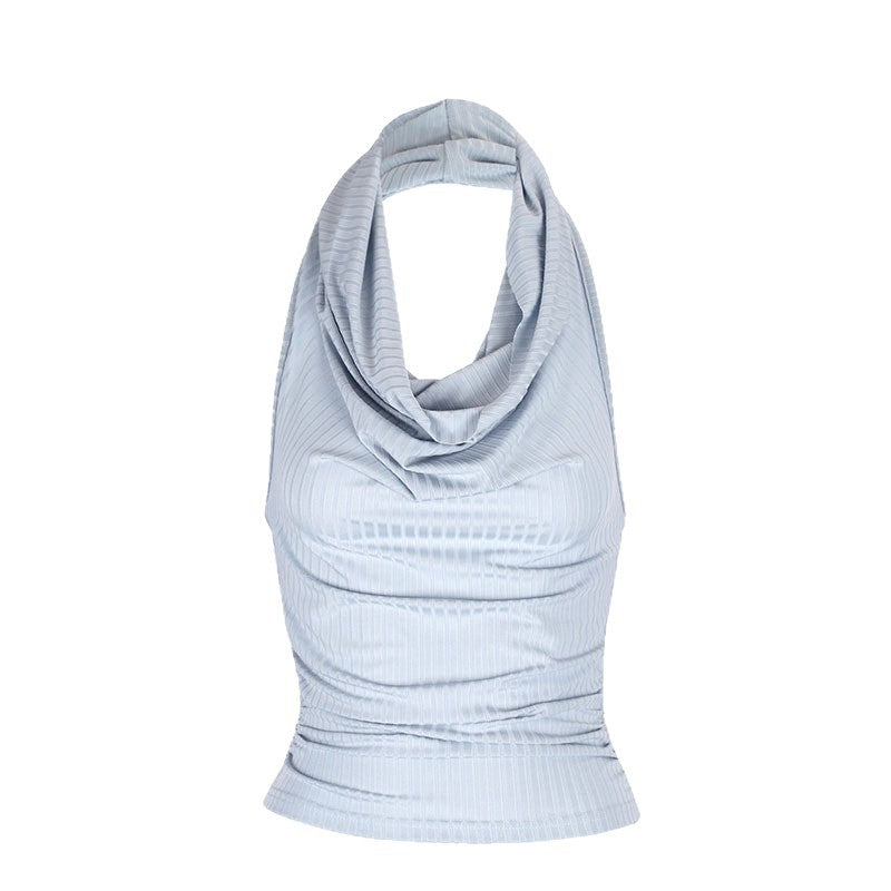 Damen Cowl-Neck Top mit raffinierten Raffungseffekten EB