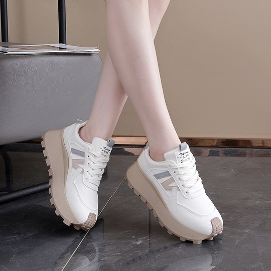 Damen Chunky Sneakers mit rutschfester Sohle und komfortablem Dämpfungssystem EB